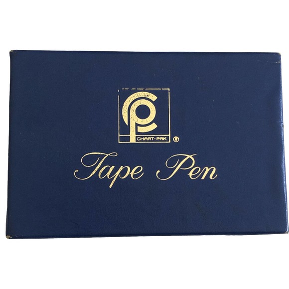 CHART PAK TAPE PEN 1/16'' THE VERSATILE DRAFTSMAN VINTAGE GOLDTONE - Picture 6 of 7